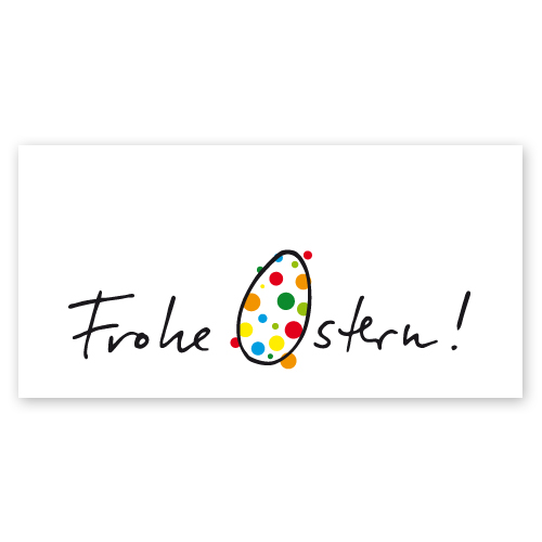 Frohe Ostern! Designer-Osterkarten in DIN lang