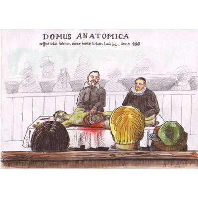 Domus Anatomica - Im Anatomiesaal von Kopenhagen, Illustrationen
