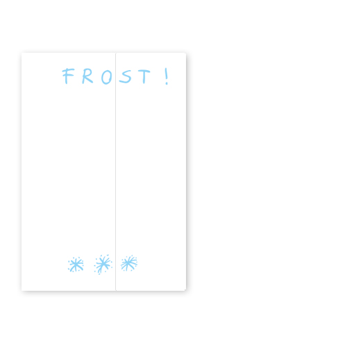 Frost! - Weihnachtskarten mit interessanter Faltung
