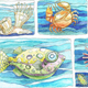 Meeresbewohner, Illustrationen