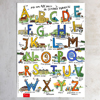 Mit dem ABC durch die Gemeinde Wandlitz, Plakat, illustrierte Alphabete