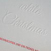 Letterpress-Weihnachtskarten