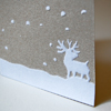 Elch - beflockte Weihnachtskarten
