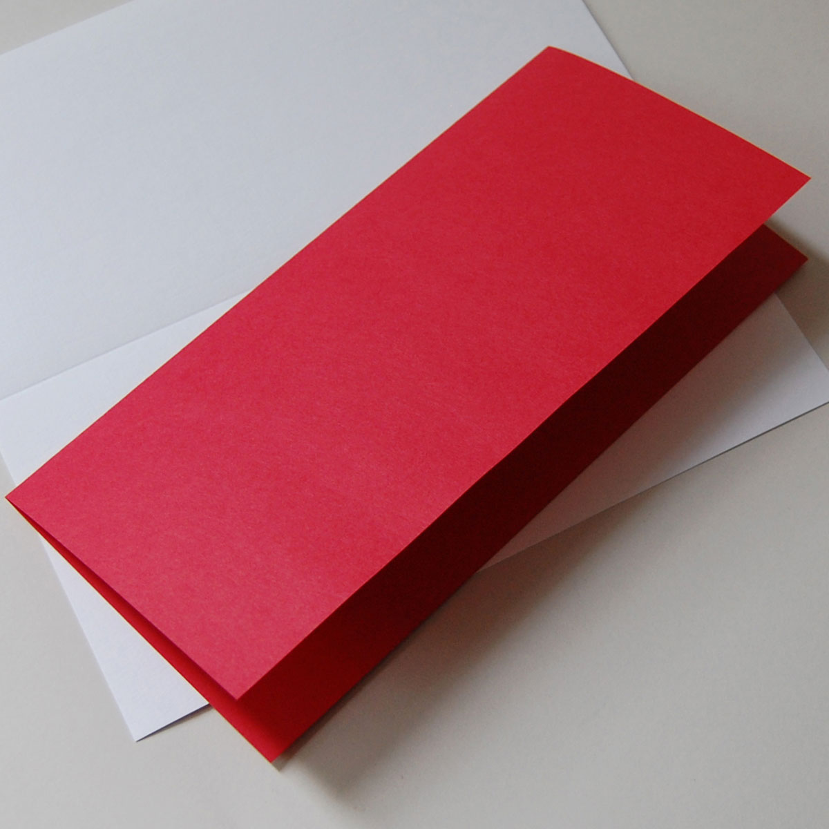 rote Einlegeblätter 20,6 x 20,6 cm, für Klappkarten DL