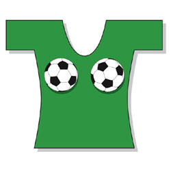 T-Shirts für fussballbegeisterte Frauen