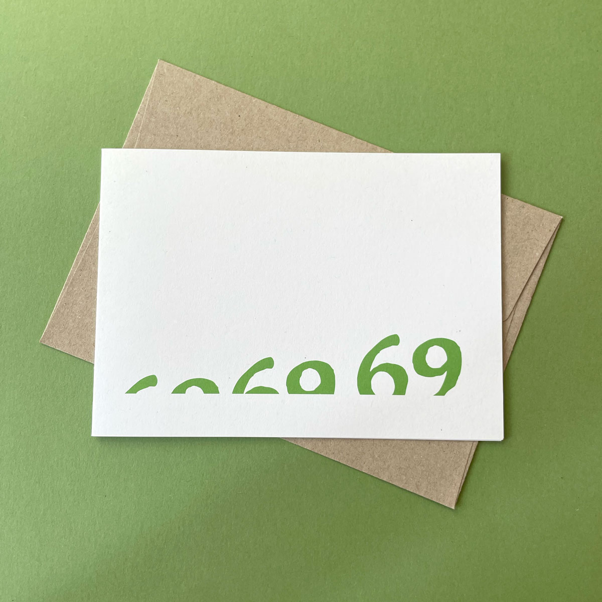 69, Recycling-Einladungskarten