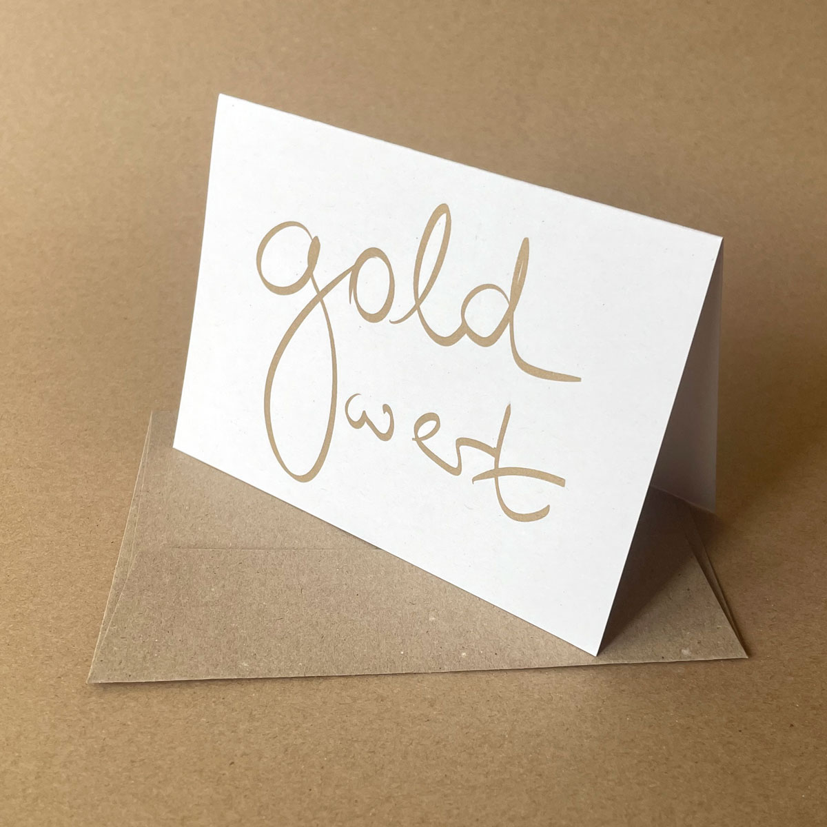 Recyclingkarten gold wert mit Direktrecycling-Umschlägen