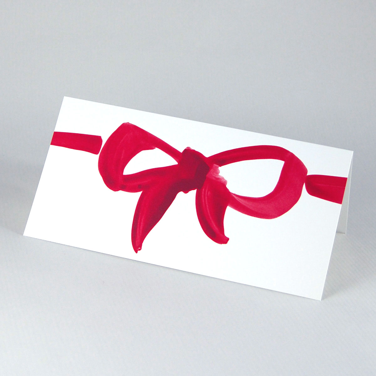 rote Schleife, Karten für Gutscheine, Geschenke und Überraschungen