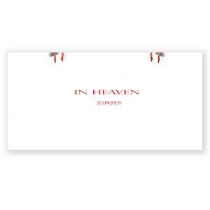 In Heaven, individuelles Design von Hochzeitseinladungen