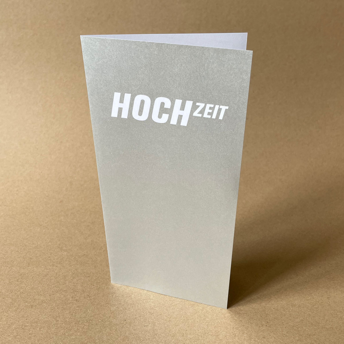 HOCHzeit. Edle Design-Hochzeitskarten, als Einladungen, auch zur Silberhochzeit
