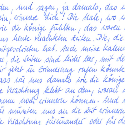 Persönliche Handschrift, Kalligrafie