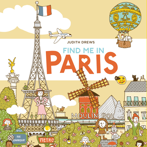 Find me in Paris, Illustrationen für ein Wimmelbuch