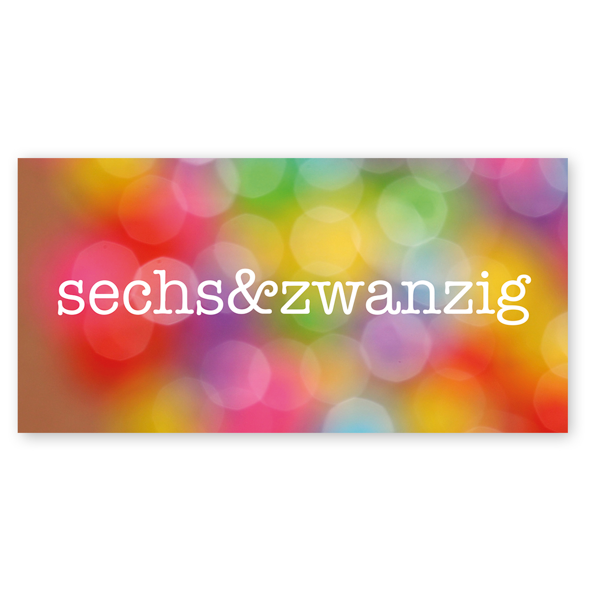 sechs & zwanzig - fröhliche Neujahrskarten