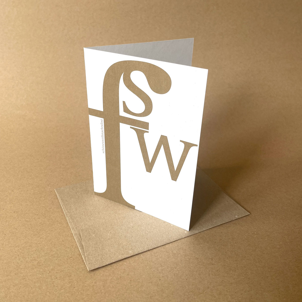 schönes weihnachtsfest, Weihnachtskarten mit Akronym