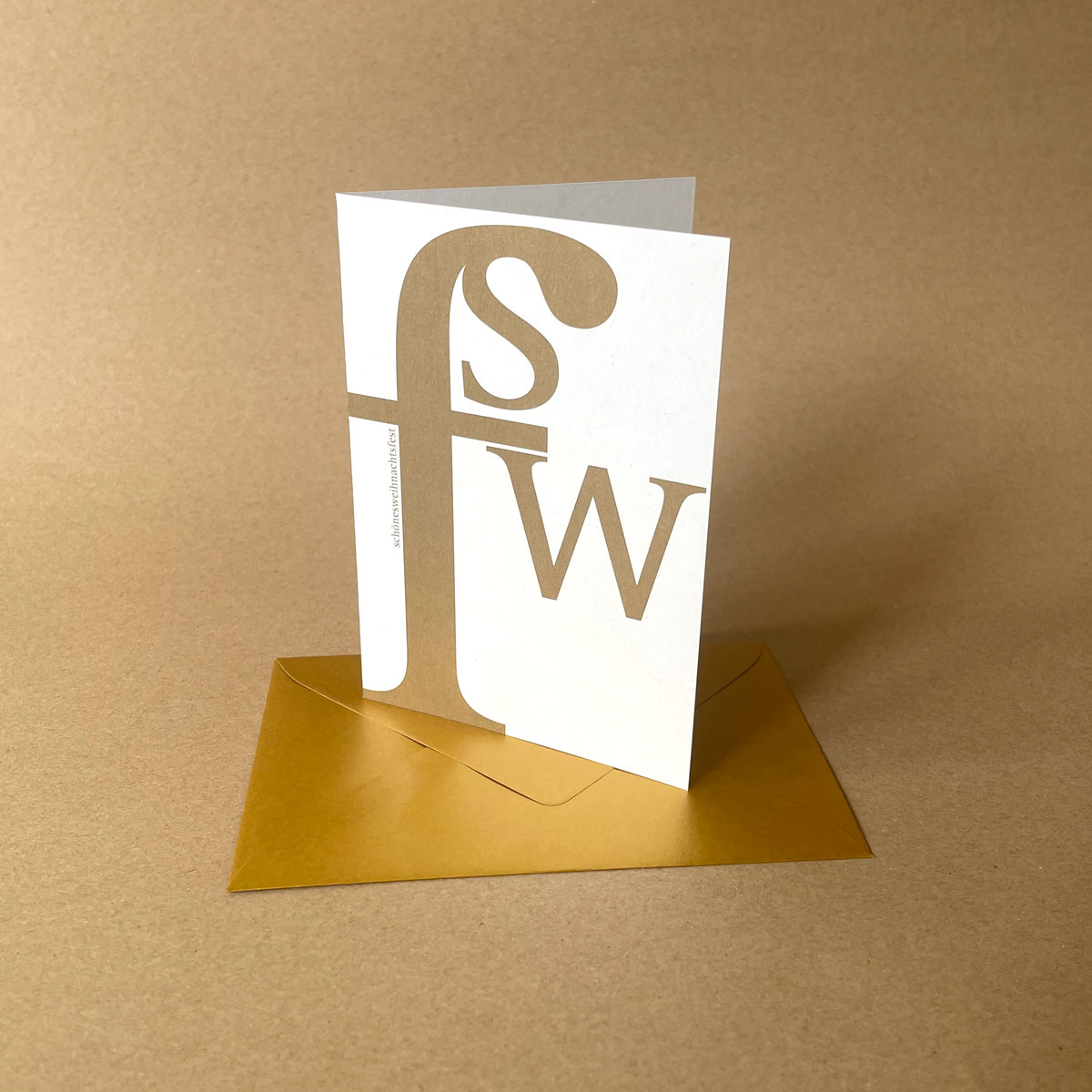 schönes weihnachtsfest, Weihnachtskarten mit Akronym