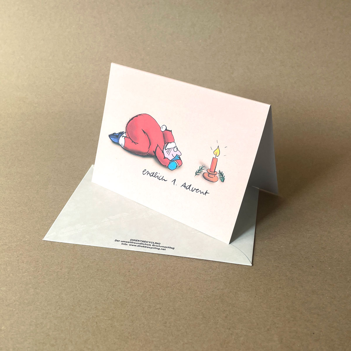 entspannte Adventskarten: endlich 1. Advent
