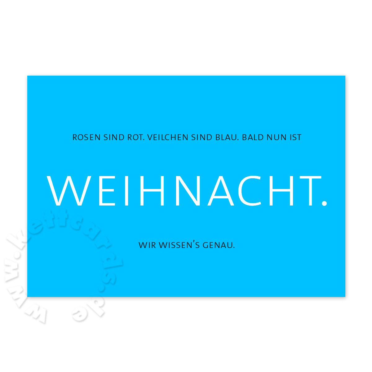 Rosen sind rot - Weihnachtskarten mit Neonfarben