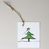 Geschenkanhänger für Weihnachten: Baum