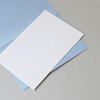 weißes Recyclingpapier für DIN A6-Klappkarten