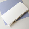 weißes Recyclingpapier zum Falten für DIN-lang-Klappkarten