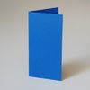 blaue Blanko-Karten im Quer- und Hochformat