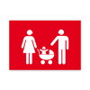 moderne Geburtsanzeigen: Papa, Mama, Kind