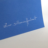 Silberne Hochzeit - indivudelle Kalligrafie für Glückwunschkarten