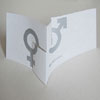 Hochzeitskarten auf transparentem Papier- Wir heiraten!