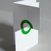 Designer-Hochzeitskarten mit grünem Druck