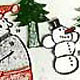 Der Weihnachtsmann bereitet sich auf Weihnachten vor, Adventskalender