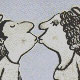 Küsschen, Bastelbogen für Verliebte