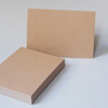 braune Recycling-Briefkarten, blanko