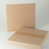 braune quadratische Recyclingkarten, blanko