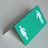 grüne Design-Tischkarten zur Hochzeit