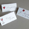 Hochzeitstischkarten mit Namen: Rose