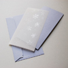 transparente Weihnachtskarten mit UV-Relieflack
