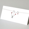 Weihnachtskarten für Elektriker: Rudolf mit Kabeln