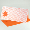 orange Weihnachtskarten in einer Wunschfarbe - weihnachtswahnsinn