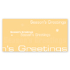 goldene Weihnachtskarten in Wunschfarben, Season´s Greetings