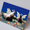 Weihnachtskarten mit Seeelefanten: Heilige Nacht