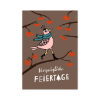 Vergngliche Feiertage, illustrierte Weihnachtskarten fr Firmen