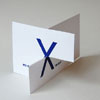 X-Mas Designer-Weihnachtskarte mit individuellen Firmenaufdruck