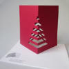 umweltfreundliche farbige Weihnachtskarten