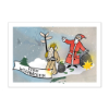 Christkind oder Weihnachtsmann? - illustrierte Weihnachtskarten